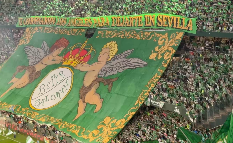 Así ha sonado el himno del Betis en el derbi ante el Sevilla Así ha sonado el himno del Betis en el derbi ante el Sevilla