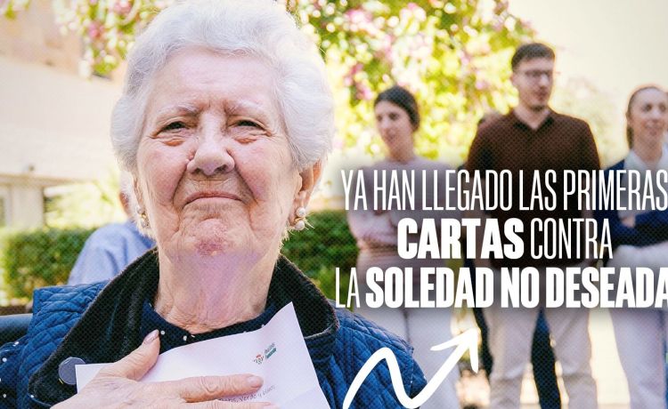Personas mayores en una residencia reciben cartas de béticos para que no se sientan solos Personas mayores en una residencia reciben cartas de béticos para que no se sientan solos