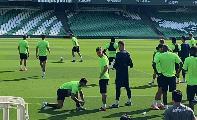 Lo Celso, protagonista de la última sesión de la semana con cuatro bajas Lo Celso, protagonista de la última sesión de la semana con cuatro bajas