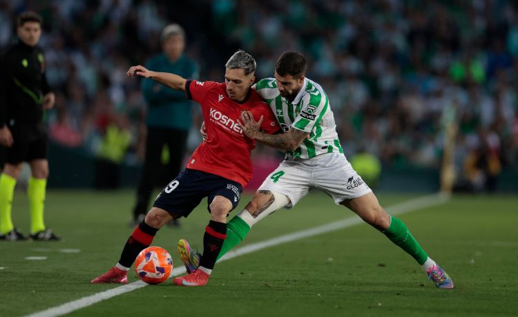 Los datos que aumentan la confianza en el Betis ante Osasuna Los datos que aumentan la confianza en el Betis ante Osasuna