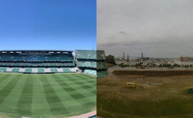 Así ha sido el increíble cambio del Benito Villamarín desde el primer día de la obra hasta hoy Así ha sido el increíble cambio del Benito Villamarín desde el primer día de la obra hasta hoy