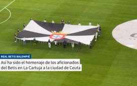 Así ha sido el homenaje del Betis a la ciudad de Ceuta Así ha sido el homenaje del Betis a la ciudad de Ceuta