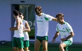 Diego Llorente, la buena noticia en el entrenamiento del Betis Diego Llorente, la buena noticia en el entrenamiento del Betis