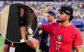 La aparatosa rodillera de Ez Abde y su vuelta con el Betis La aparatosa rodillera de Ez Abde y su vuelta con el Betis