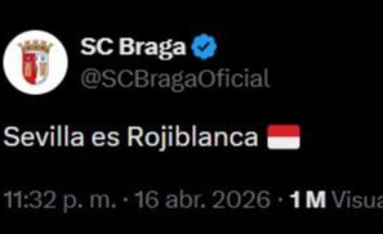 El Braga presume de ‘hermanamiento’ con el Sevilla FC tras vencer al Real Betis El Braga presume de ‘hermanamiento’ con el Sevilla FC tras vencer al Real Betis