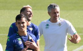 Setién cuenta la más llamativa de Joaquín: «Apareció como una momia» Setién cuenta la más llamativa de Joaquín: «Apareció como una momia»