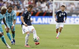 Lo Celso juega una hora con Argentina antes del Mundial Lo Celso juega una hora con Argentina antes del Mundial