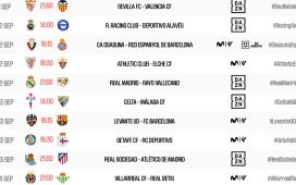 La visita al Villarreal del Betis, el lunes 14 de septiembre La visita al Villarreal del Betis, el lunes 14 de septiembre