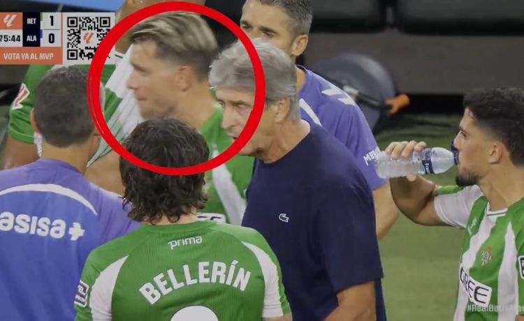 Las palabras de Lo Celso en la arenga del Betis durante la pausa de hidratación: «¡No aflojemos!» Las palabras de Lo Celso en la arenga del Betis durante la pausa de hidratación: «¡No aflojemos!»