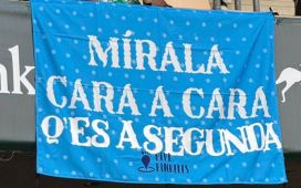 La afición del Real Betis y su viral ‘guasa feriante’ con el Sevilla FC: «Es a Segunda» La afición del Real Betis y su viral ‘guasa feriante’ con el Sevilla FC: «Es a Segunda»