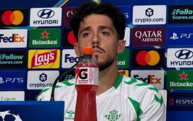 Pablo Fornals: «Estamos encantados de que Pellegrini esté aquí» Pablo Fornals: «Estamos encantados de que Pellegrini esté aquí»