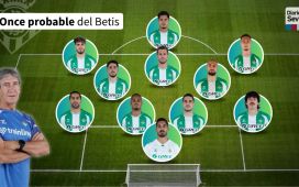 Alineación probable del Betis ante el Madrid este viernes de Feria de Sevilla Alineación probable del Betis ante el Madrid este viernes de Feria de Sevilla