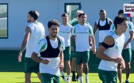 Noticia positiva en el último entrenamiento del Betis antes de viajar a Valencia Noticia positiva en el último entrenamiento del Betis antes de viajar a Valencia