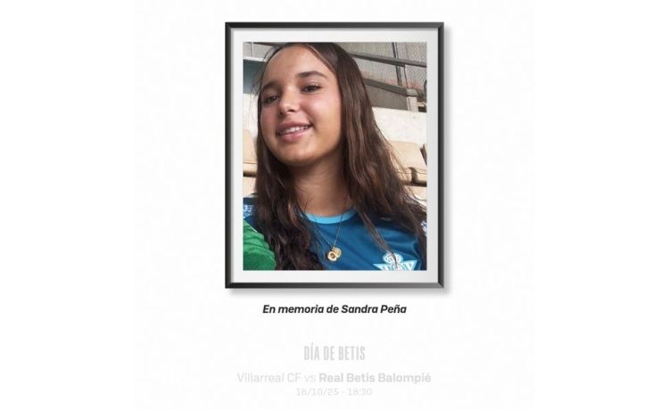 El bonito gesto del Betis con Sandra Peña El bonito gesto del Betis con Sandra Peña