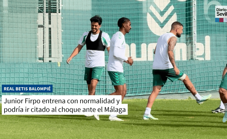 Junior Firpo trabaja con el grupo y podría ser la noticia en el Betis Junior Firpo trabaja con el grupo y podría ser la noticia en el Betis