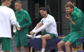 Así ha sido el primer entrenamiento del Betis en Alemania Así ha sido el primer entrenamiento del Betis en Alemania