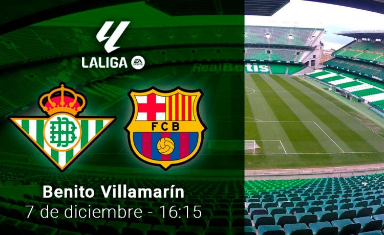 El Betis-Barcelona de laLiga, en directo El Betis-Barcelona de laLiga, en directo