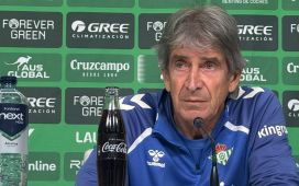 Pellegrini: «El partido ante el Girona lo afrontamos con la preocupación de mejorar» Pellegrini: «El partido ante el Girona lo afrontamos con la preocupación de mejorar»