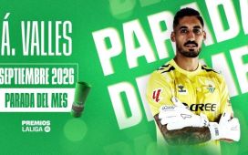 Álvaro Valles se corona con un premio merecido en LaLiga Álvaro Valles se corona con un premio merecido en LaLiga