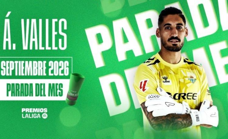 Álvaro Valles se corona con un premio merecido en LaLiga Álvaro Valles se corona con un premio merecido en LaLiga