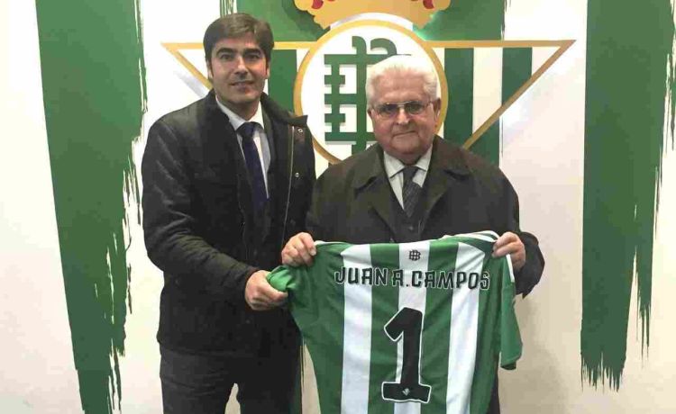 Muere el socio número uno del Betis, Juan Antonio Campos Camacho Muere el socio número uno del Betis, Juan Antonio Campos Camacho