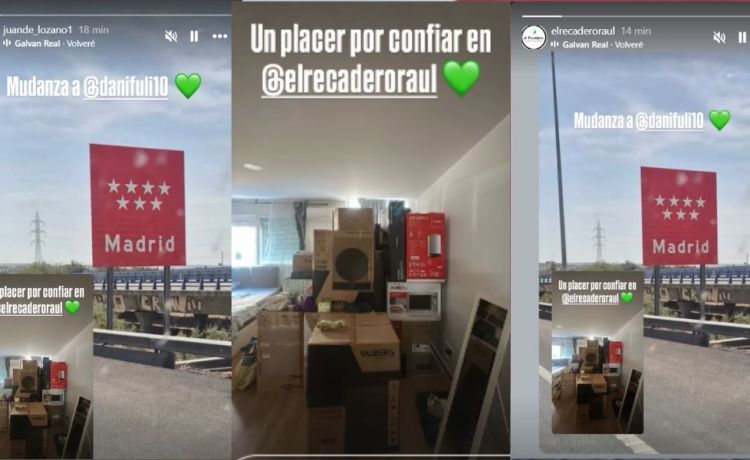 Publican una foto de la mudanza de Dani Ceballos con un ‘guiño’ en verdiblanco Publican una foto de la mudanza de Dani Ceballos con un ‘guiño’ en verdiblanco