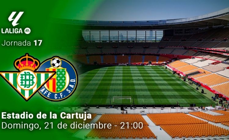 El Betis-Getafe de LaLiga, en directo: Ángel Ortiz y Ruibal, titulares El Betis-Getafe de LaLiga, en directo: Ángel Ortiz y Ruibal, titulares