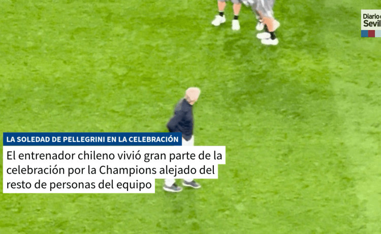 La soledad de Pellegrini en la celebración del Betis y las dudas sobre su futuro que resolvió después La soledad de Pellegrini en la celebración del Betis y las dudas sobre su futuro que resolvió después