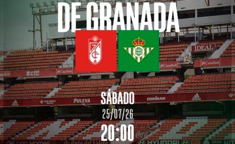 El Betis visitará al Granada en Los Cármenes en un amistoso de pretemporada El Betis visitará al Granada en Los Cármenes en un amistoso de pretemporada