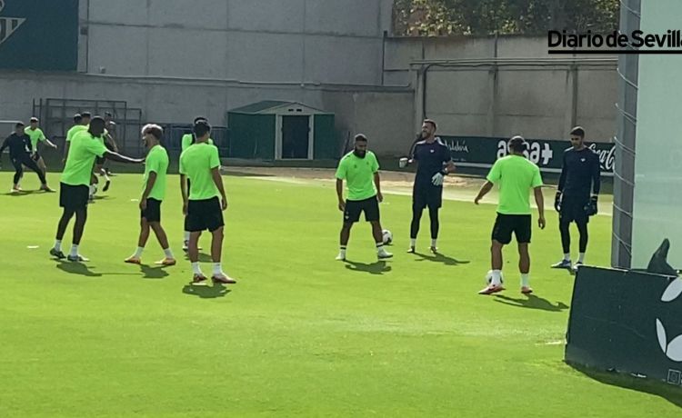 Dos novedades importantes en el entrenamiento del Betis Dos novedades importantes en el entrenamiento del Betis
