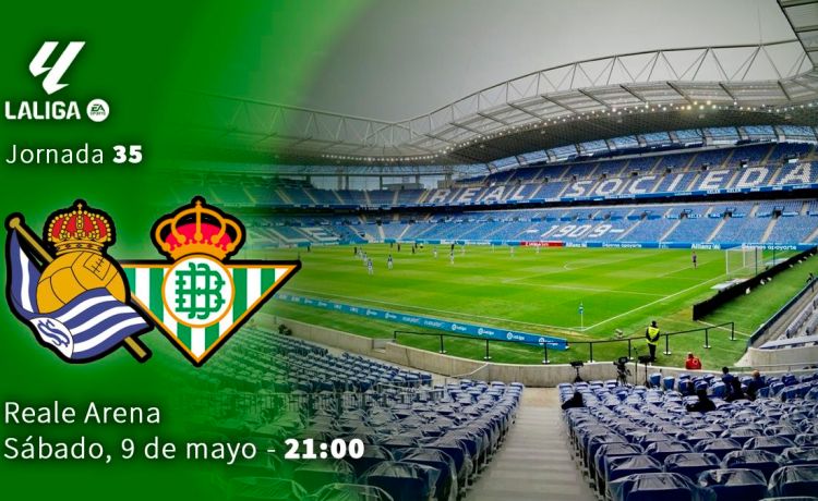 Real Sociedad-Betis, partido de Liga, en directo Real Sociedad-Betis, partido de Liga, en directo