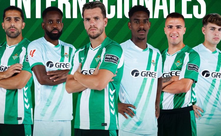 El calendario de los internacionales del Betis este parón El calendario de los internacionales del Betis este parón