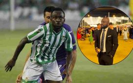 La imagen de Cédric Mabwati, ex del Betis, bailando sevillanas en la Feria de Sevilla La imagen de Cédric Mabwati, ex del Betis, bailando sevillanas en la Feria de Sevilla
