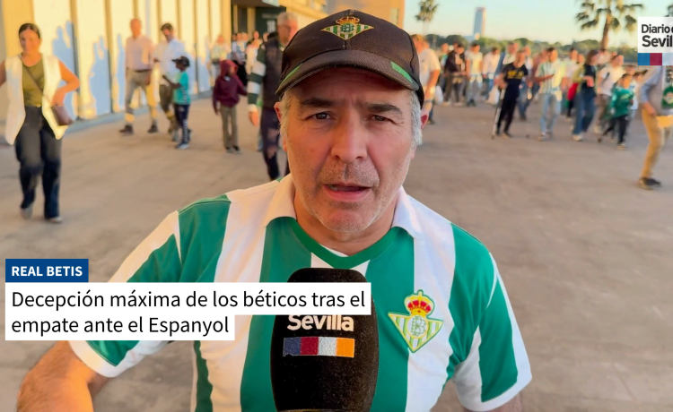 Los aficionados del Betis, decepcionados con el empate ante el Espanyol: «¡No tenemos delantero!» Los aficionados del Betis, decepcionados con el empate ante el Espanyol: «¡No tenemos delantero!»