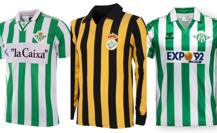 Estas son algunas de las camisetas retro con las que el Betis podría jugar ante Osasuna Estas son algunas de las camisetas retro con las que el Betis podría jugar ante Osasuna