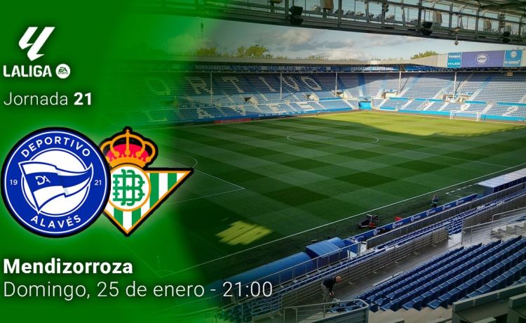 Alavés-Betis, partido de Liga, en directo Alavés-Betis, partido de Liga, en directo