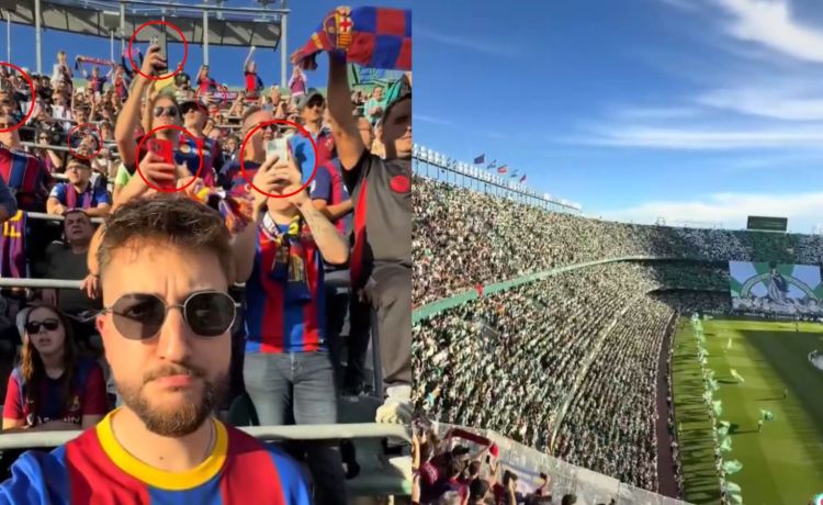 Emotiva reacción culé al himno del Betis: «Hay que vivirlo una vez en la vida» Emotiva reacción culé al himno del Betis: «Hay que vivirlo una vez en la vida»