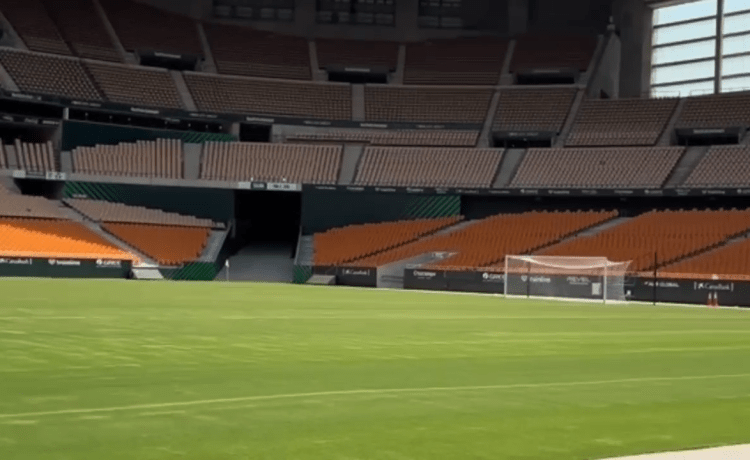 Así está La Cartuja para recibir al Betis Así está La Cartuja para recibir al Betis