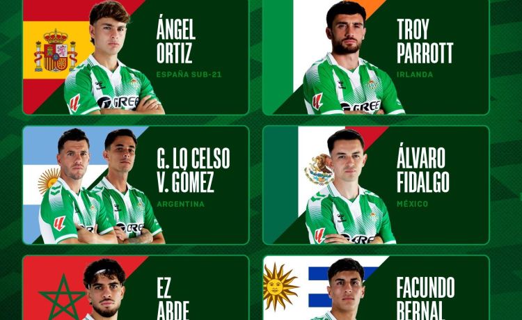 El calendario de los internacionales del Betis durante el parón de selecciones El calendario de los internacionales del Betis durante el parón de selecciones