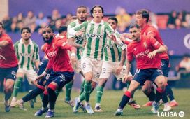 Betis-Osasuna: Horario y dónde ver por TV en directo esta jornada de LaLiga Betis-Osasuna: Horario y dónde ver por TV en directo esta jornada de LaLiga