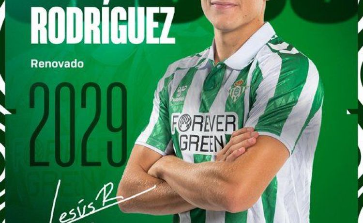 Betis: La renovación de Jesús Rodríguez hasta 2029 ya es oficial Betis: La renovación de Jesús Rodríguez hasta 2029 ya es oficial