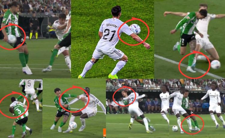 La polémica en el Betis-Madrid; tres penaltis pedidos, una roja y un gol anulado La polémica en el Betis-Madrid; tres penaltis pedidos, una roja y un gol anulado