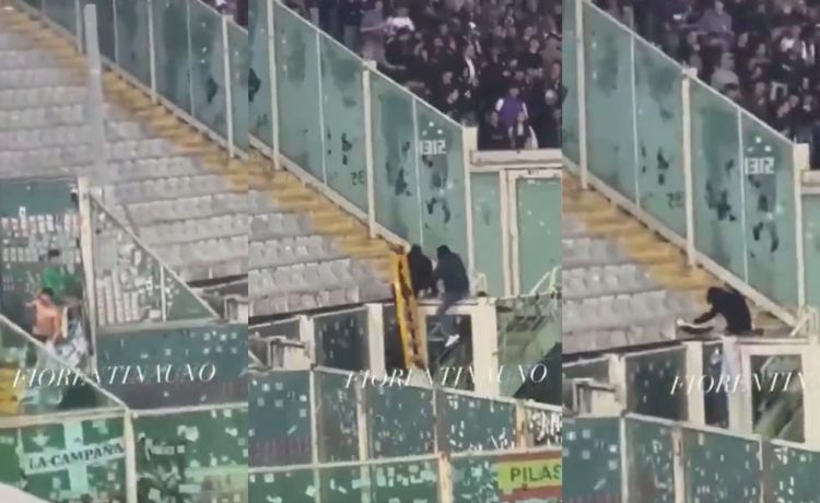 Varios aficionados del Betis heridos tras el ataque de ultras de la Fiorentina: así quisieron entrar en la zona visitante Varios aficionados del Betis heridos tras el ataque de ultras de la Fiorentina: así quisieron entrar en la zona visitante