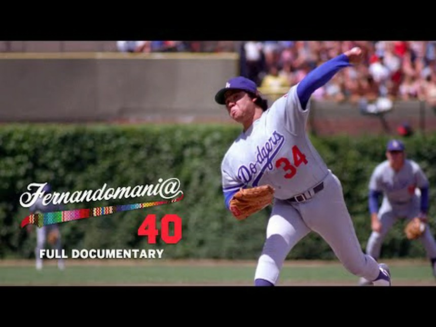 Robert Vargas started Fernando Valenzuela mural on the day the Dodgers nice died. It is change into an altar Robert Vargas started Fernando Valenzuela mural on the day the Dodgers nice died. It is change into an altar