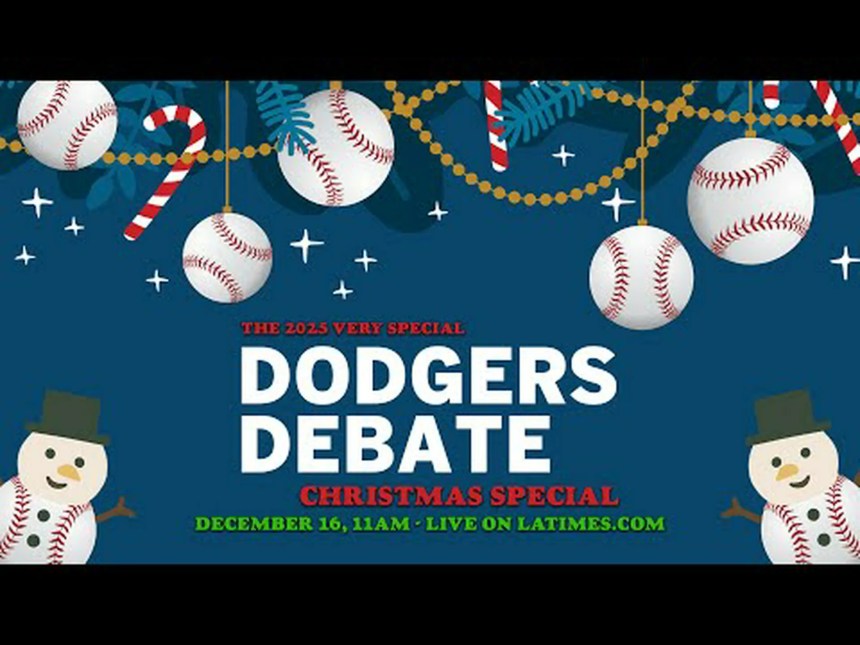 Submit questions for our stay 2025 Dodgers Debate Christmas Particular Submit questions for our stay 2025 Dodgers Debate Christmas Particular