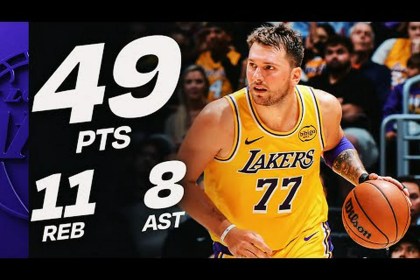 Luka Doncic scores 49 to guide the Lakers to a rout of Timberwolves Luka Doncic scores 49 to guide the Lakers to a rout of Timberwolves