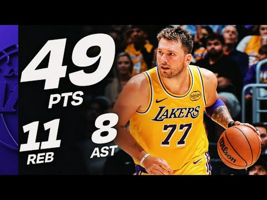 Luka Doncic scores 49 to guide the Lakers to a rout of Timberwolves Luka Doncic scores 49 to guide the Lakers to a rout of Timberwolves