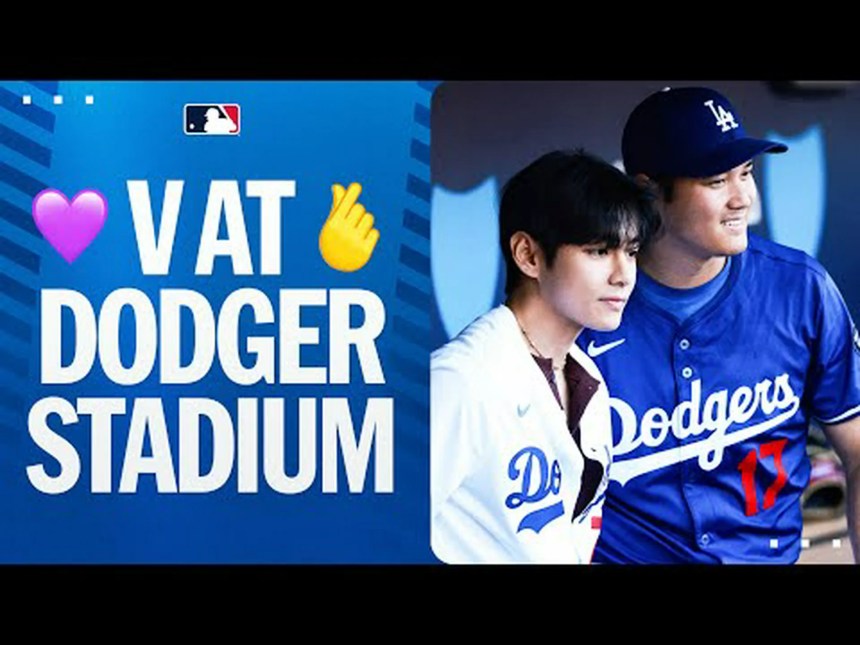 V of BTS will get his Dodgers fanboy on with Shohei Ohtani whereas throwing a strike of his personal V of BTS will get his Dodgers fanboy on with Shohei Ohtani whereas throwing a strike of his personal
