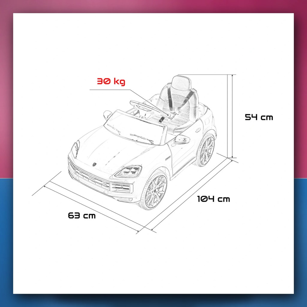 Auto na akumulator Porsche Cayenne plavi - slika 2