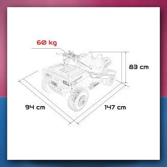 Buggy na akumulator PROSPECTOR 4x4 STRONG rozi - slika 2